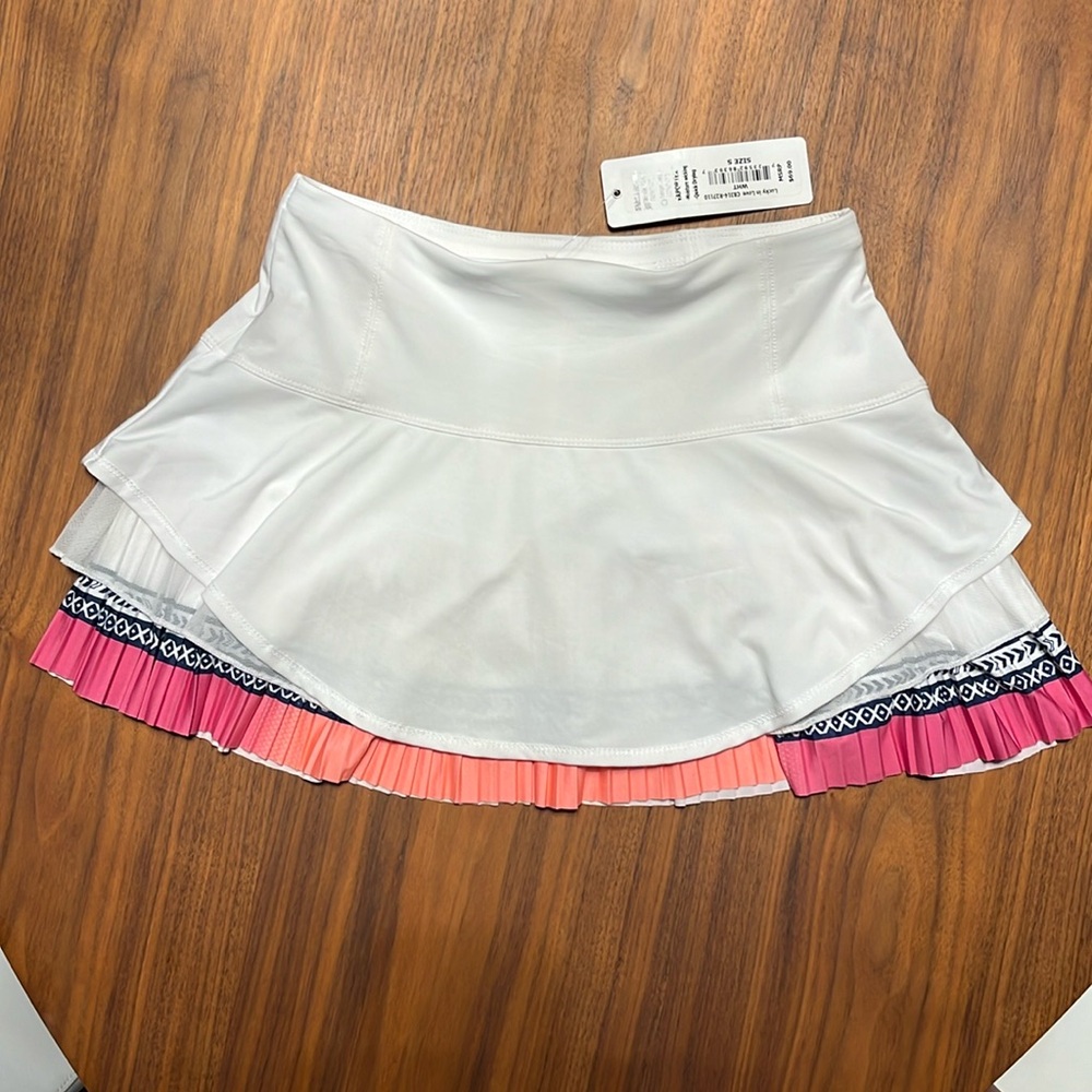 Lucky In Love Tennis Golf Skirt white Size S (4-6)